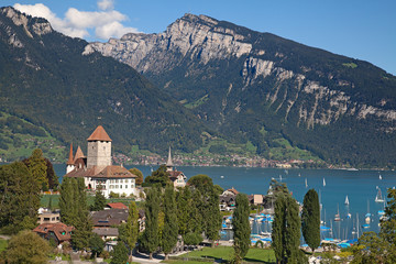 Fototapeta premium Spiez castle
