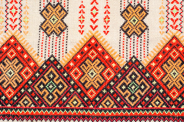 embroidered good by cross-stitch pattern