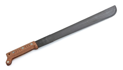 Machete with Wooden Handle