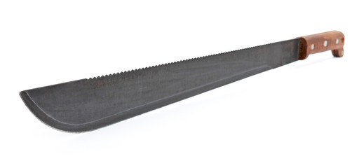 Machete Blade Close-Up