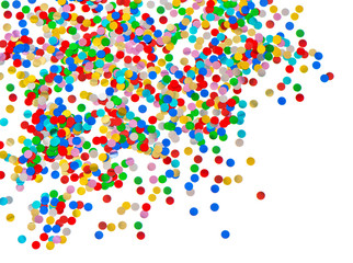 colorful confetti background. carnival decoration