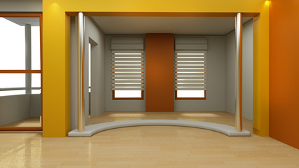 3d studio tv virtual set
