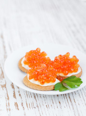 Caviar Canapes
