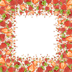 Strawberry Frame (on white)