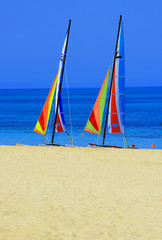 Katamaran am Strand