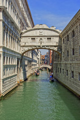 Obraz premium Seufzerbrücke in Venedig