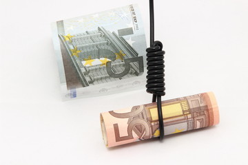 Euroscheine am Ende