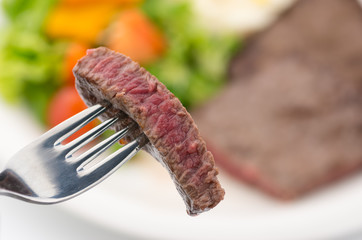 Eating Beef Round Steak