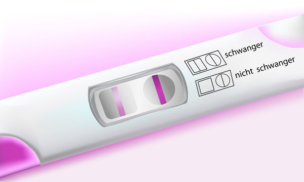 Schwangerschaftstest Stock-Vektorgrafik | Adobe Stock