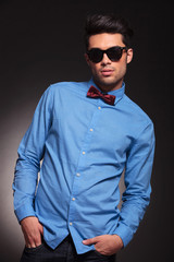 attractive fashion man