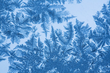 Frost Pattern On Glass