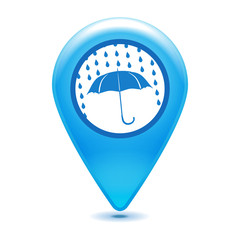 forecast pointer icon on a white background