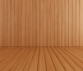 wooden room