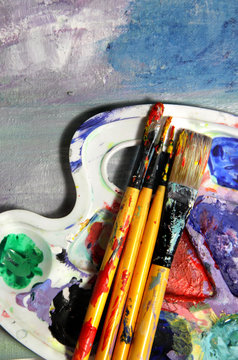 Painting equipment and oil painting