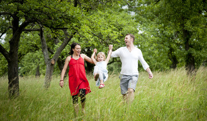 Fototapeta premium Happy family