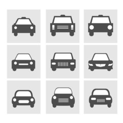 Car icons set