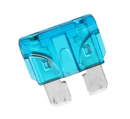 Car fuse isolated on white background