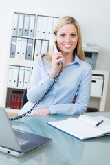 freundlicher telefonempfang