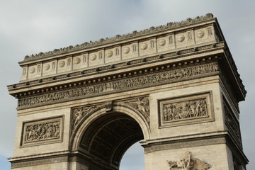 Fototapeta na wymiar Arc de Triomphe, Paris