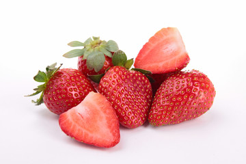 isolated strawberry