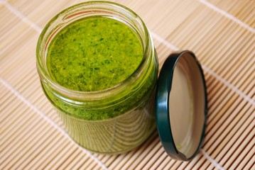 Pesto sauce from Italy