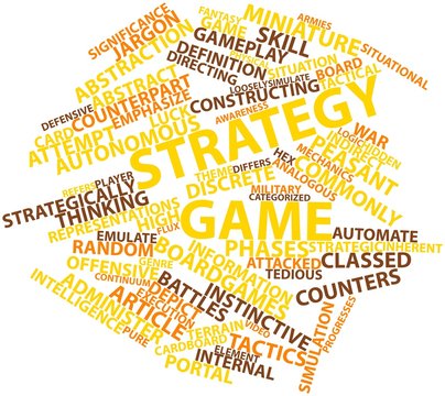 Word cloud for Strategy game
