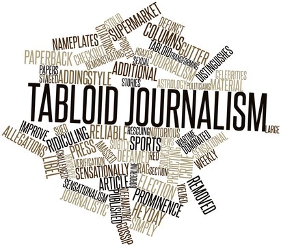 Word Cloud For Tabloid Journalism