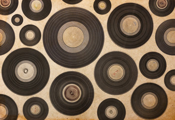 vintage musical background