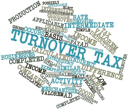 Word cloud for Turnover tax