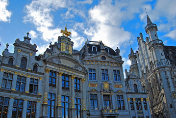 Fototapeta na wymiar Grand Place w Brukseli