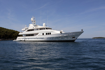 Fototapeta na wymiar Luxus Yacht