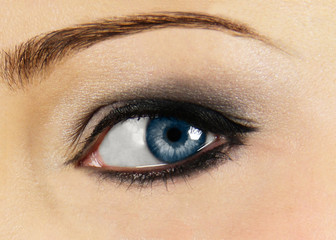 blue eye close up