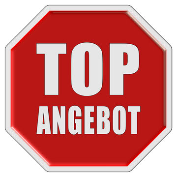 Stopschild rot TOPANGEBOT