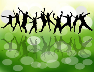 Menschen Silhouetten © miloje