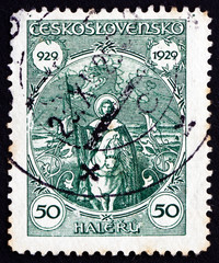 Postage stamp Czechoslovakia 1929 St. Wenceslas