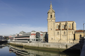 Fototapeta na wymiar Iglesia de San Anton, Bilbao.