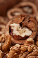 walnuts background