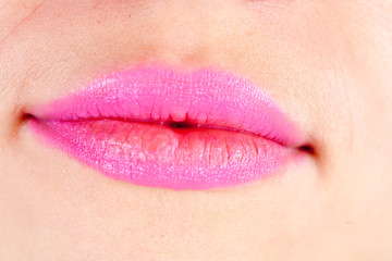Fototapeta premium Beautiful female lips