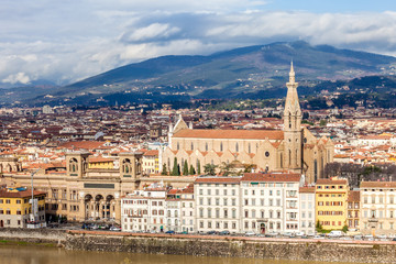 Fototapeta na wymiar Bazylika Santa Croce, Florencja