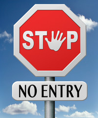 no entry