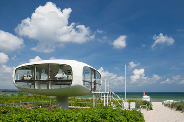 lifeguard station, rettungsturm, binz, r&uuml;gen, ostsee