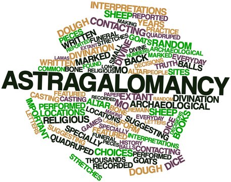 Word cloud for Astragalomancy