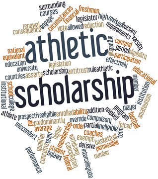 Word cloud for Athletic scholarship