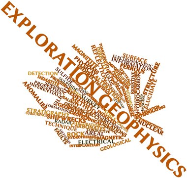 Word Cloud For Exploration Geophysics