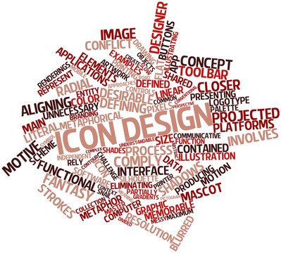 Word cloud for Icon design