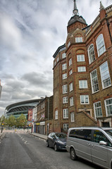 LONDON - SEP 30. Modern structure of Arsenal FC Emirates Stadium