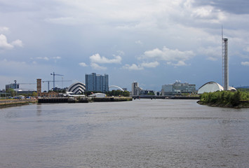 Obraz premium River Clyde, Glasgow