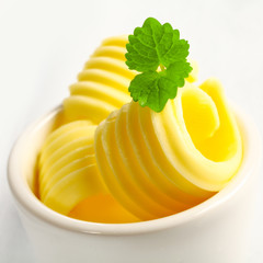 Rolled golden butter