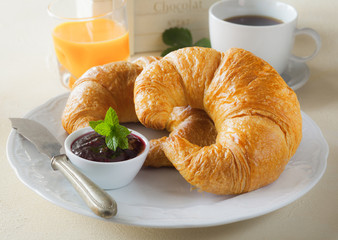 Delicious continentl breakfast