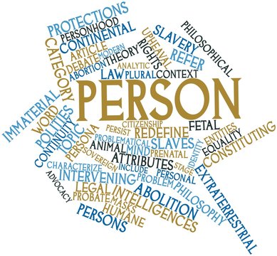 Word cloud for Person